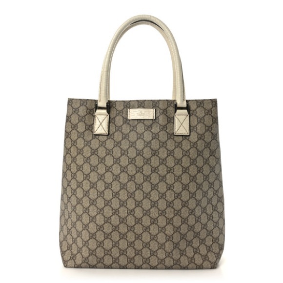 Authentic Gucci monogram canvas top handle tote bag - Picture 1 of 7